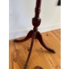 Image 4 : Antique Gold Gilt Mirror 26x16 w/ Mahogany Winged Table & Velvet Piano Stool