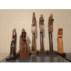 Hand Carved Wooden Monk Collection - 15T 