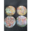 Image 1 : Set of 4 Franklin Mint Decorative Plates, Artist: Bill Bell, 8" Diameter (Titles in Details)