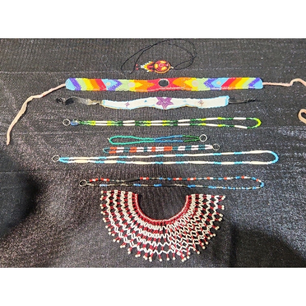 Collection of Beaded Necklaces and Landyards