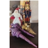 Image 1 : Nutcracker 24 T, Santa 17 T, Giant Purple Ornaments, Glass Jar w/ Mini Lights 
