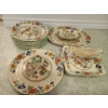 Image 1 :  "Mason's Ironstone China" floral pattern (plates, serving dishes, bowls, teacups, not complete set)