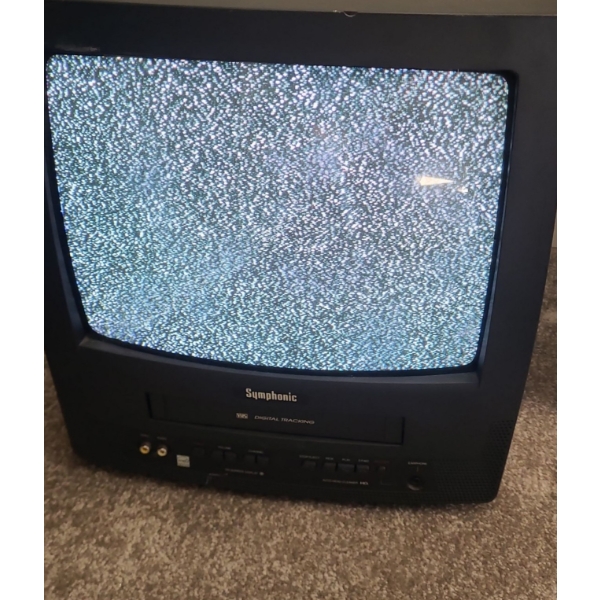 Vintage Symphonic Small TV/VCR Combo Model CSC313E