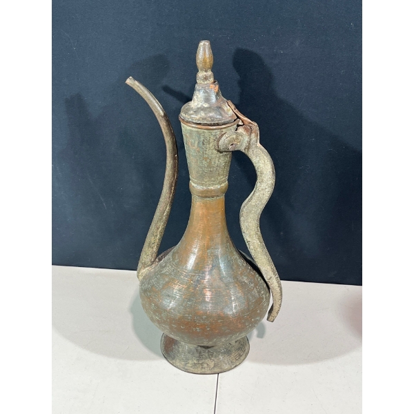 Antique Brass Coffee or Tea Pot