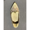 Image 2 : 1940-50s Indian Brass Shoe-Shaped Ashtray with Floral Engraving