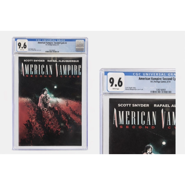 American vampire: second cycle #2 DC/veritigo comics 2014 grade 9.6