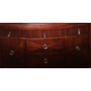Image 3 : China Cabinet w/ 3 Upper Display Shelves, 5 Drawers and 2 Lower Cabinets 57 W, 18 D, 82 T