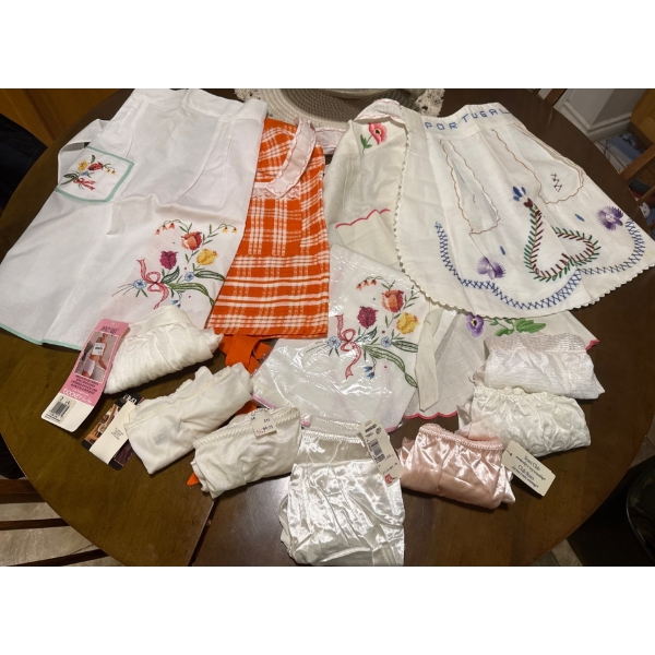 New Homemade Aprons Individually Embroidered 