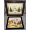 Image 1 : 2 Vintage Landscapes - Mountainscapes  21T