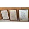 Image 1 : Religious Needlepoint Sayings (3) - 12x18 Each 