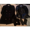 Image 2 : C37 Genuine Leather Jacket w/ Winter Dressy Jacket & Leather Gloves Ladies-M