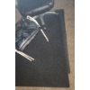 Image 4 : Dark Brown Adjustable Office Chair 26 W, 24 D, Pair of Vinyl Stools 40 T 18 x 12 x 17, Utility Mats 