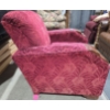 Image 3 : Vintage Wooden Framed Red Upholstered Chair