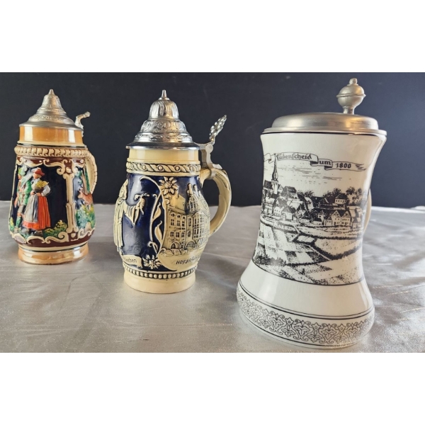 3 Super Cool German Beer Steins