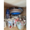Image 5 : Assorted Kitchenware Including Holiday Cups, Mugs, Tins, Bodium Strainers 