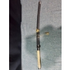 Image 4 : 41" Black & Sliver Crackle Detail Katana w/ Rope Grip