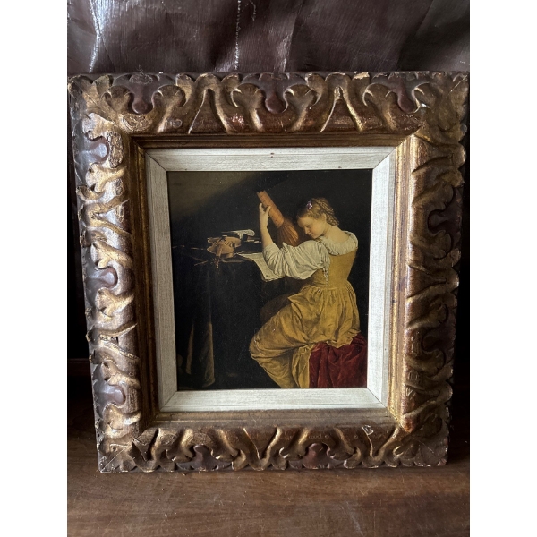 "The Lute Player" by Gentileschi