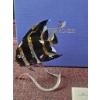 Image 3 : Swarovski Crystal Black Angelfish Figurine with Stand