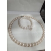 Image 1 : Freshwater Pearl Set- Necklace, Bracelet, Earrings