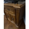 Image 3 : Wood Bed Side Table; 27In Wide, 17In Deep, 26In Tall