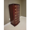 Image 4 : Lux MALCOM Mahogany Tall Boy Dresser 25x17x54