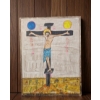 Image 1 :  Icon Depiction Of The Crucifixion Of Jesus Christ 9''INCHES IN W 11''INCHES IN H