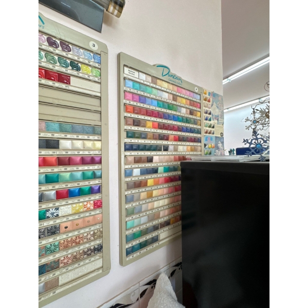 ceramic colour tile samples