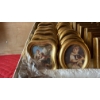 Image 3 : Large Collection Vintage of Miniature Golden Picture Frames