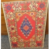Image 5 : Mid Century Kilim Style Art Panels w/ Round Woven Prayer / Meditation Matt 27"Diameter