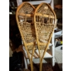 Image 4 : Pair of 12 x 42 authentic rawhide and Birch snow shoes in great condition