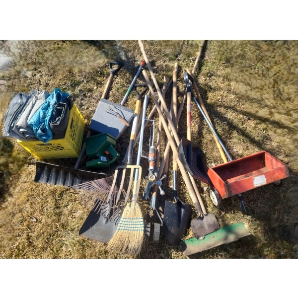 Assortment of Yard Tools