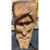 Image 9 : Decor Warner Sallman Jesus Print, Mosaic Vase, Wood Carving, Glass Decanter, Books