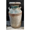 Image 4 : XL Antique Milk Cans w/ Lids 25"Tall