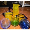 Image 1 : Unique & Eye Appealing Blown Glass Barware Set 