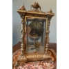 Image 3 : Beautiful Antique Ansonia New York Late 19th Century Gilt Bronze Mantle Clock - 16T 