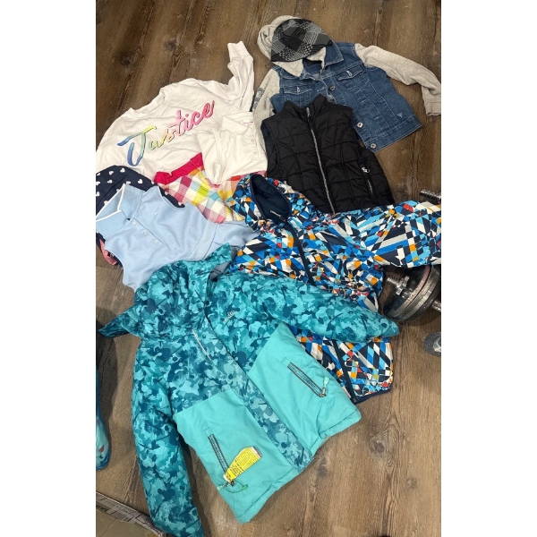 Assorted Kids Clothing- Columbia, Justice, Jean Jacket & More   Children's Medium