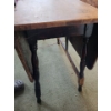 Image 2 : Group of 2 Wooden Tables with Flaps- Spiral Leg 46 L, 35 W, 29 T and 48 L, 36 W, 30 T 