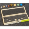 Image 8 : Children's Desk and 9 Planet Marble Set
