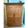 Image 1 : Quebec pine armoire, 19th century 60W x 81H x 22D Contents Not Included