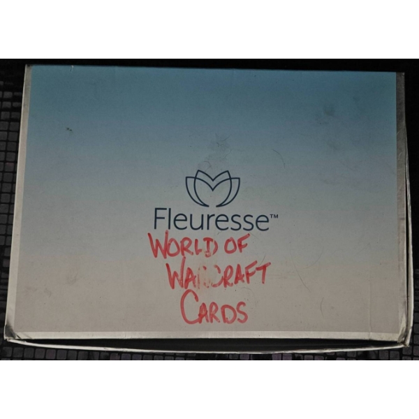 World of Warcraft Trading Card Collection in Repurposed Box
