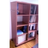 Image 2 : Wooden Rolling Bookshelf With Adjustable Shelves
