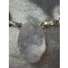 Image 8 : Amethyst and Druzy Amethyst Jewelry Set with Pearls in Stamped .925 Silver