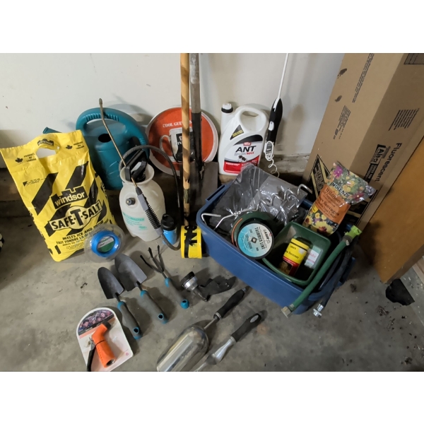 Home And Garden Essentials - Spreader Square Shovel Tools Watering Can Safety Salt Stump Treatment &