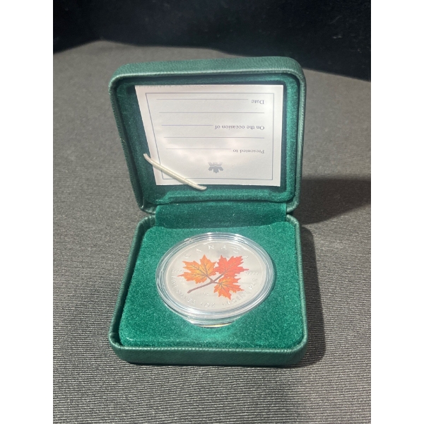 1 Oz Fine Silver 5 Dollar Coin 2001
