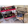 Image 1 : Garage Tool Cart & Work Station ( WorkMate) Table w/ghetto blaster 39"w x 22"d x 36"tall