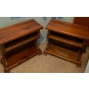 Image 1 : Two Well Loved Solid Wood Identical Side Tables  19"w x 15"d x 26" tall