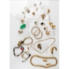 Image 1 : Gold-Tone Jewelry Lot With Bracelets, Necklaces, Earrings, and Watch