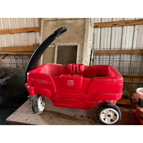 Step 2 little tykes, red wagon. 
