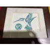 Image 2 : "Hummingbird & Moon" by Coast Salish Artist Joe Wilson (9" x 7.5" Inches Before Frame)