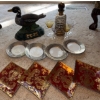 Holiday Table Essentials - Square Setter Plates Liquor Decanter & More 